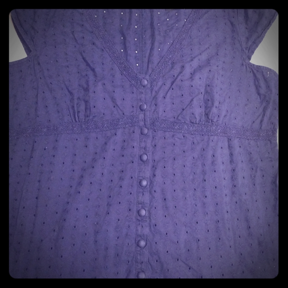 Navy blouse